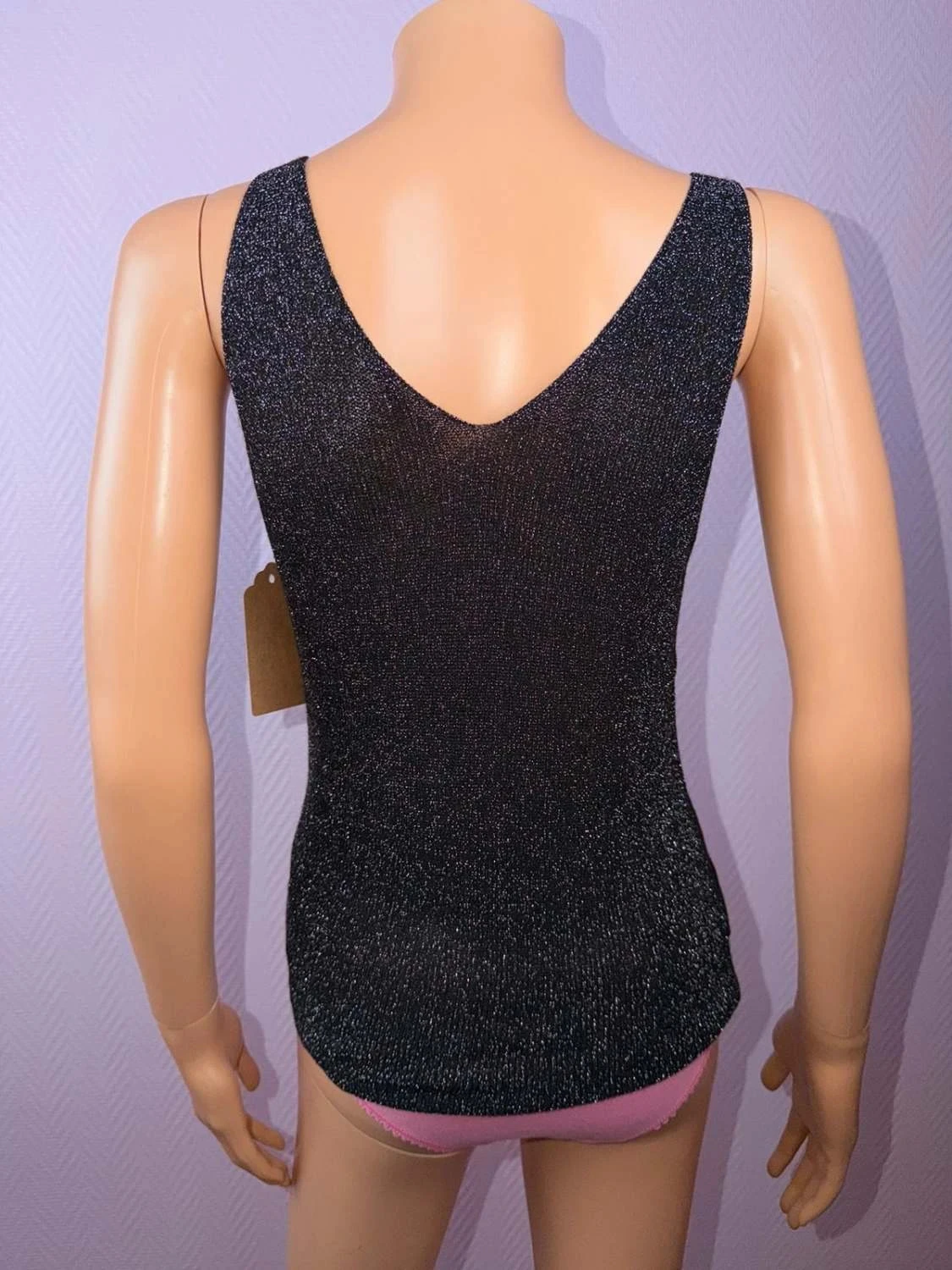 Débardeur léger en lurex jamais servie – photo 4